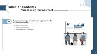 Project Event Management Powerpoint Presentation Slides PM CD Template Analytical