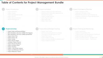 Project Management Bundle Powerpoint Presentation Slides