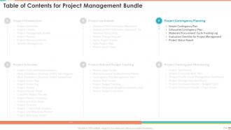 Project Management Bundle Powerpoint Presentation Slides