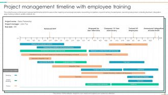 Project Management Timeline Powerpoint Ppt Template Bundles