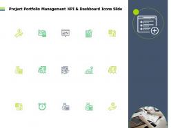 Project portfolio management kpi and dashboard powerpoint presentation slides