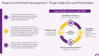 Project Portfolio Selection For Digital Transformation Training Ppt