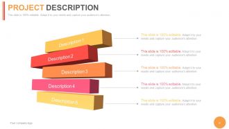 Project product management status powerpoint presentation with slides