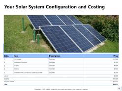 Project Proposal For Solar Panel Installation Powerpoint Presentation Slides