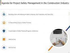 Project safety management in the construction industry powerpoint presentation slides