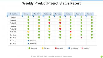 Project Status Report Powerpoint Ppt Template Bundles