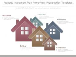 Property investment plan powerpoint presentation templates