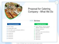 Proposal For Catering Company Powerpoint Presentation Slides