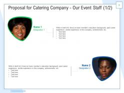 Proposal For Catering Company Powerpoint Presentation Slides