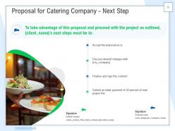 Proposal For Catering Company Powerpoint Presentation Slides