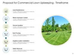 Proposal For Commercial Lawn Upkeeping Powerpoint Presentation Slides