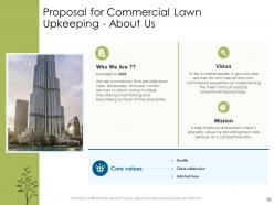 Proposal For Commercial Lawn Upkeeping Powerpoint Presentation Slides