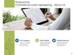 Proposal For Commercial Lawn Upkeeping Powerpoint Presentation Slides