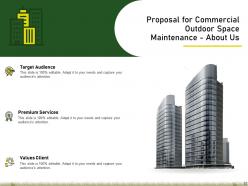 Proposal For Commercial Outdoor Space Maintenance Powerpoint Presentation Slides