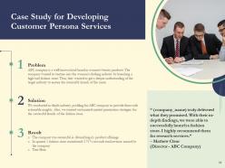 Proposal for developing customer persona powerpoint presentation slides