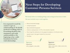 Proposal for developing customer persona powerpoint presentation slides