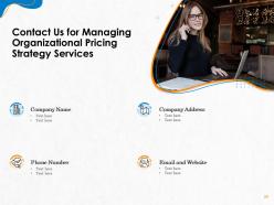 Proposal For Managing Organizational Pricing Strategy Powerpoint Presentation Slides