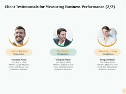 Proposal for measuring business performance powerpoint presentation slides