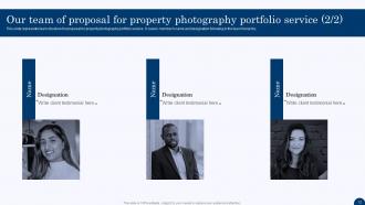 Proposal for Property Photography Portfolio Service powerpoint presentation slides