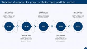 Proposal for Property Photography Portfolio Service powerpoint presentation slides