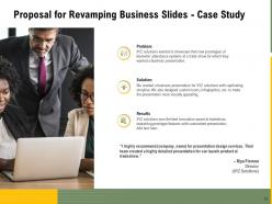 Proposal For Revamping Business Slides Powerpoint Presentation Slides