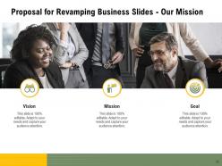 Proposal For Revamping Business Slides Powerpoint Presentation Slides