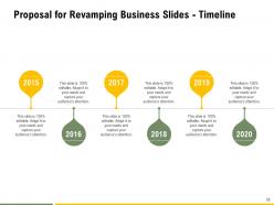 Proposal For Revamping Business Slides Powerpoint Presentation Slides