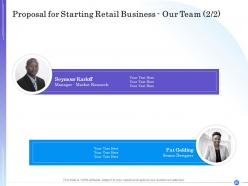 Proposal for starting retail business powerpoint presentation slides