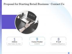 Proposal for starting retail business powerpoint presentation slides