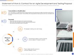 Proposal of agile model for software development powerpoint presentation slides