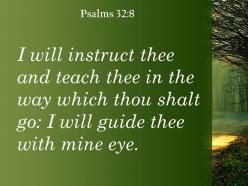 Psalms 32 8 my loving eye on you powerpoint church sermon