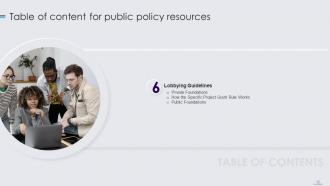 Public Policy Resources Powerpoint Presentation Slides