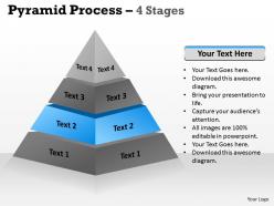 41158017 style layered pyramid 4 piece powerpoint presentation diagram infographic slide