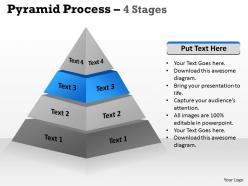 41158017 style layered pyramid 4 piece powerpoint presentation diagram infographic slide