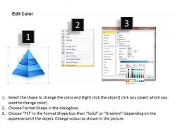 41158017 style layered pyramid 4 piece powerpoint presentation diagram infographic slide