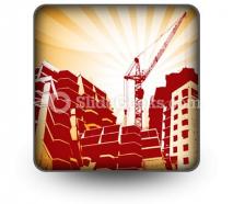 Building construction powerpoint icon s