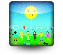 Children poster powerpoint icon s