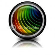 Colorful background ppt icon for ppt templates and slides cc