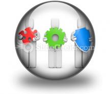 Complex service idea development powerpoint icon c