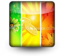 Four seasons powerpoint icon s