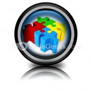 Puzzle connectedpowerpoint icon cc