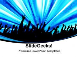 Audience entertainment powerpoint templates and powerpoint backgrounds 0311