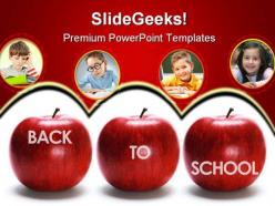 Back to school children powerpoint backgrounds and templates 0111