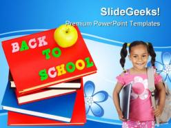 Back to school concept education powerpoint backgrounds and templates 1210