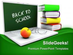 Back to school education powerpoint backgrounds and templates 1210