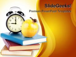 Back to school time education powerpoint backgrounds and templates 1210