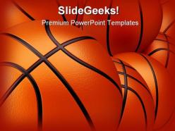 Basket ball sports powerpoint backgrounds and templates 1210