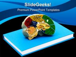 Brain science powerpoint backgrounds and templates 1210