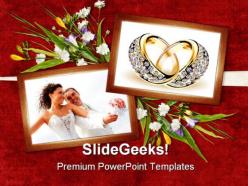 Card for wedding day youth powerpoint templates and powerpoint backgrounds 0311