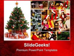 Christmas celebration festival powerpoint templates and powerpoint backgrounds 0211